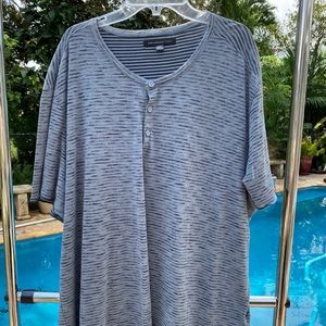 Authentic John Varvatos USA Distressed Henley XXL